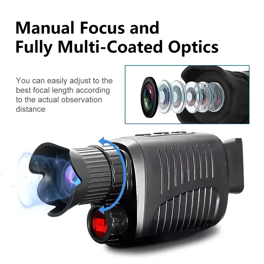 Outdoor Hunting Range - Visão noturna monocular HD 1080P com