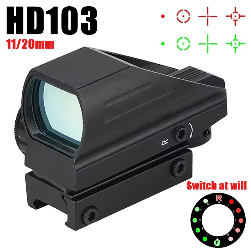 Outdoor Hunting Range - Tático hd103 vermelho verde ponto 4