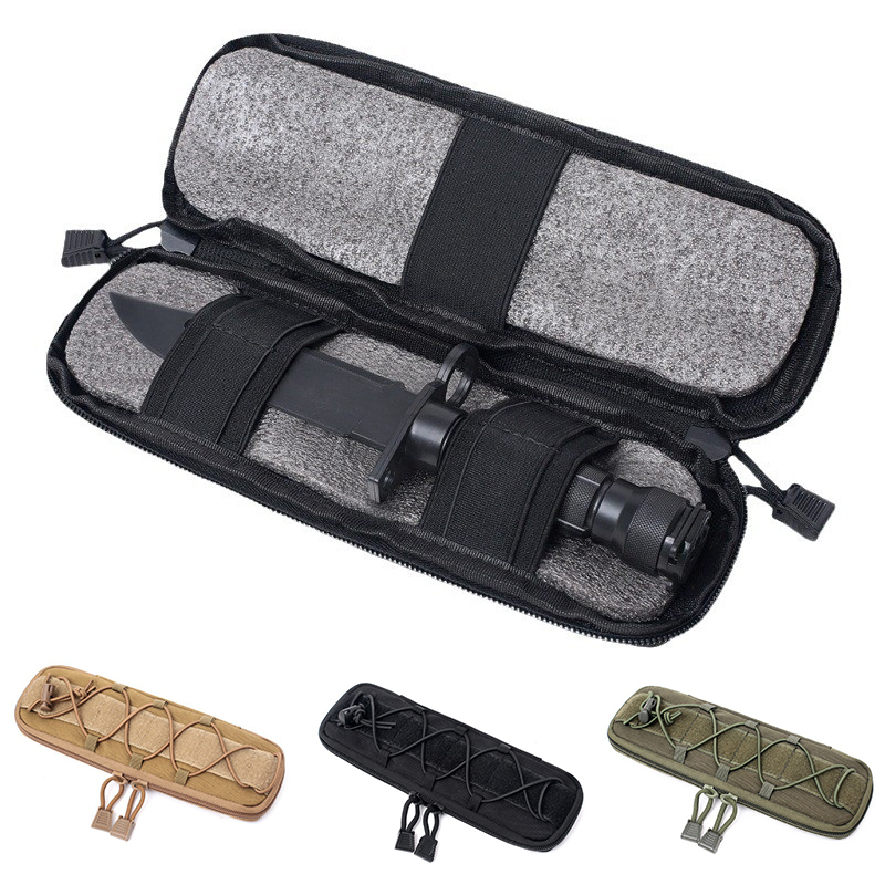 Outdoor Hunting Knife Set - Conjunto de faca tática molle multifuncional