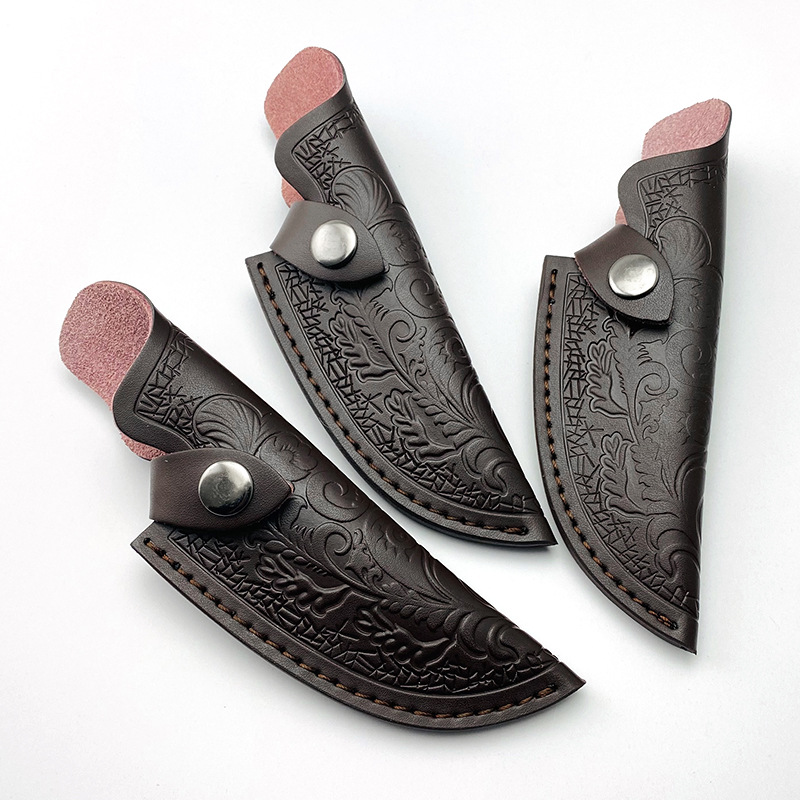 Outdoor Hunting Knife Set - Bainha de faca de couro ao