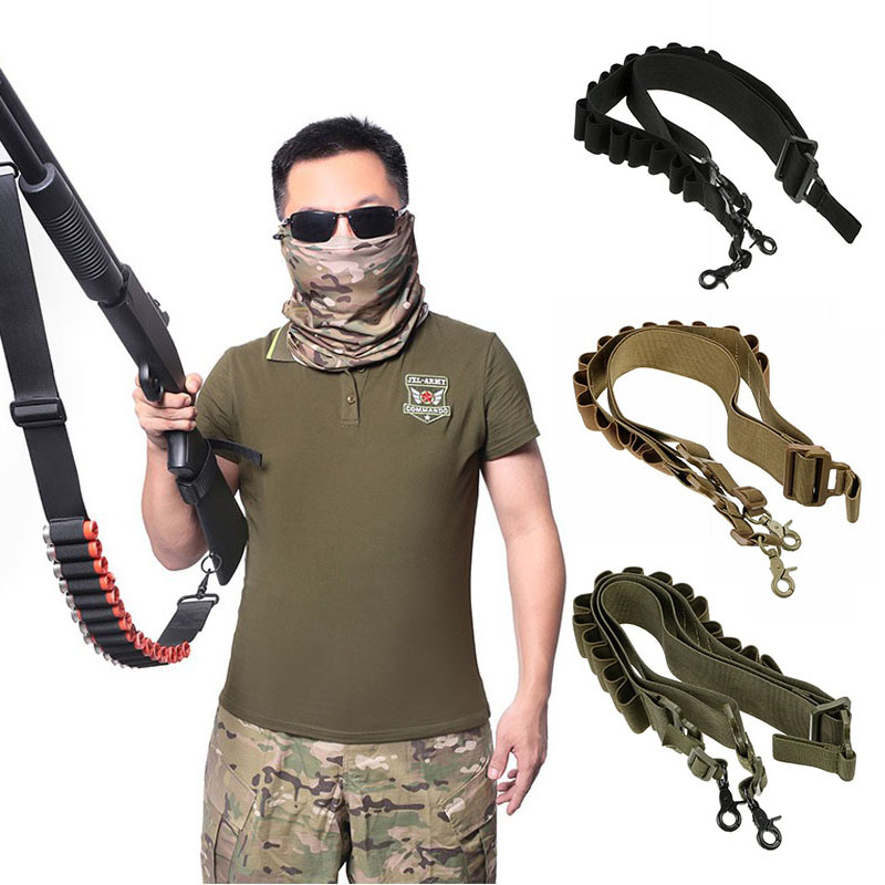 Outdoor Hunting Rifle - Cinto de Munição para 15 Cartuchos