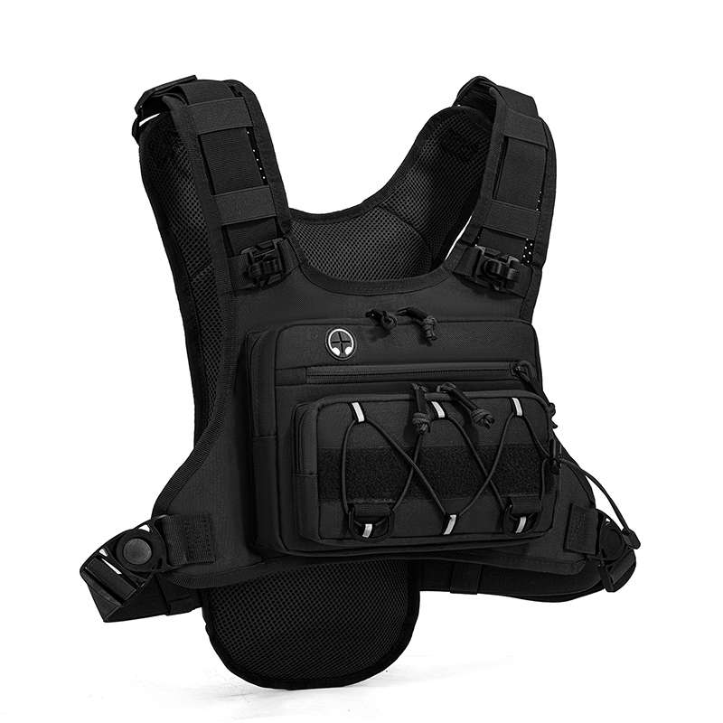Men'S Outdoor Hunting Jacket - Colete Tático de Peito com Mochila