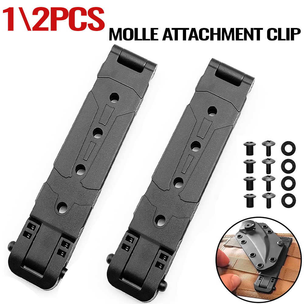 Outdoor Hunting Knife Set - 1/2 Peças Clipe de Cintura Molle
