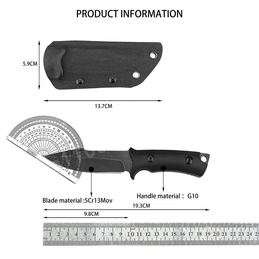 Faca reta pequena multiuso 5cr - Outdoor Hunting Gifts avaliação e preço