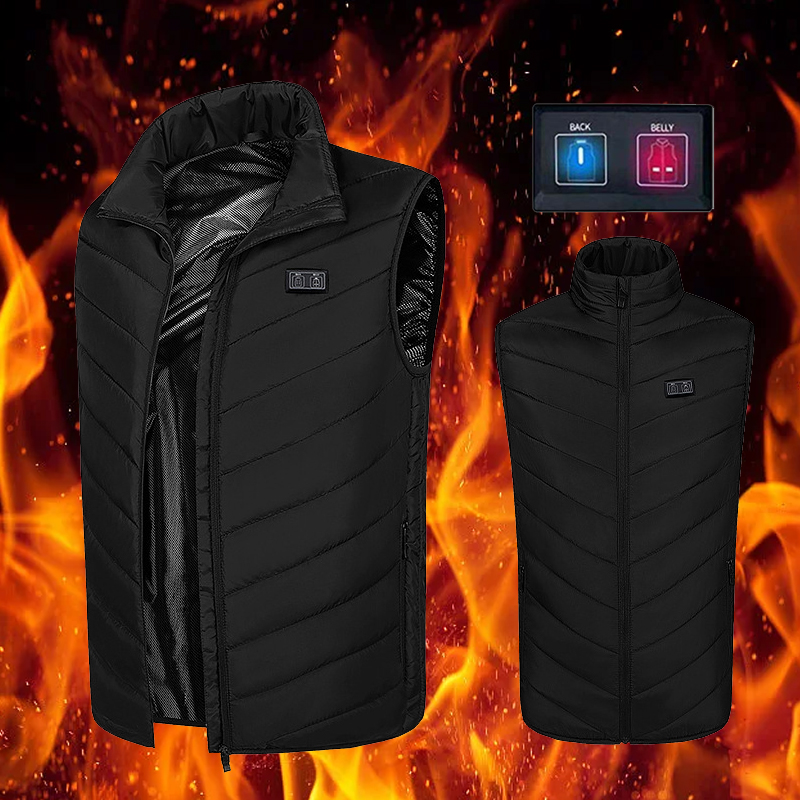 Inverno 9 áreas colete aquecid - Outdoor Hunting Heater avaliação e preço