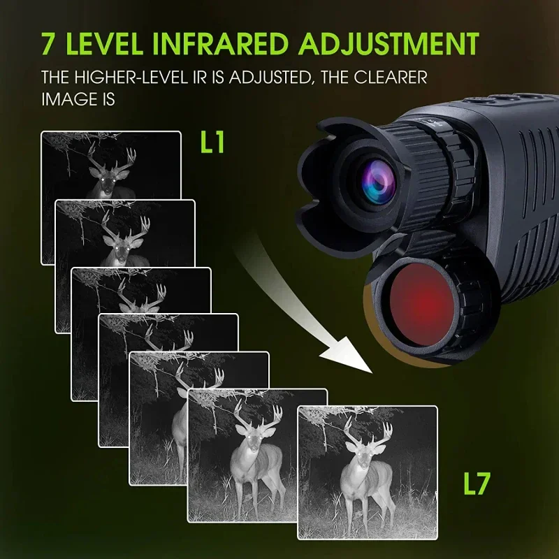 Visão noturna monocular HD 108 - Outdoor Hunting Range avaliação e preço