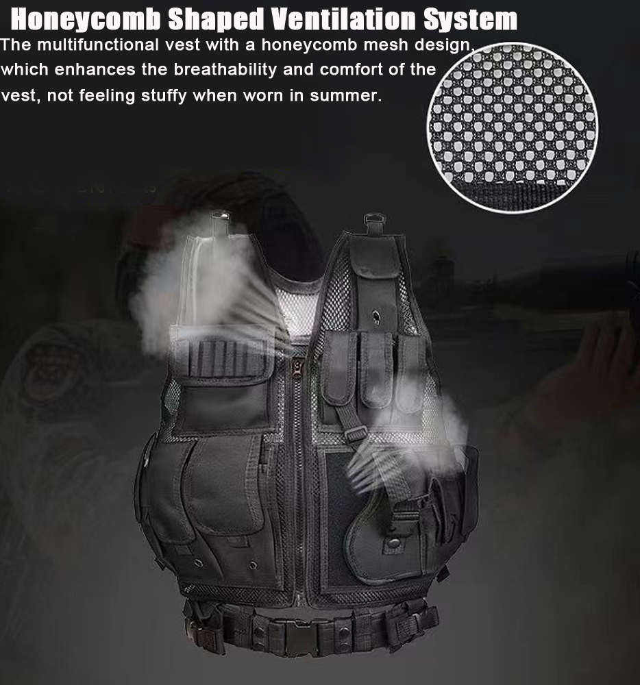 Colete Tático Ajustável Molle  - Outdoor Hunting Coat avaliação e preço