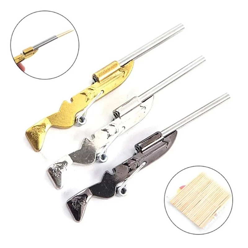 Mini Toothpick Gun Guntoy, Eng - Outdoor Hunting Gifts avaliação e preço