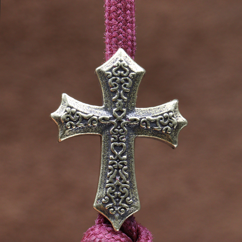 Pingentes de Latão com Cruz do - Paracord Survival Bracelet avaliação e preço