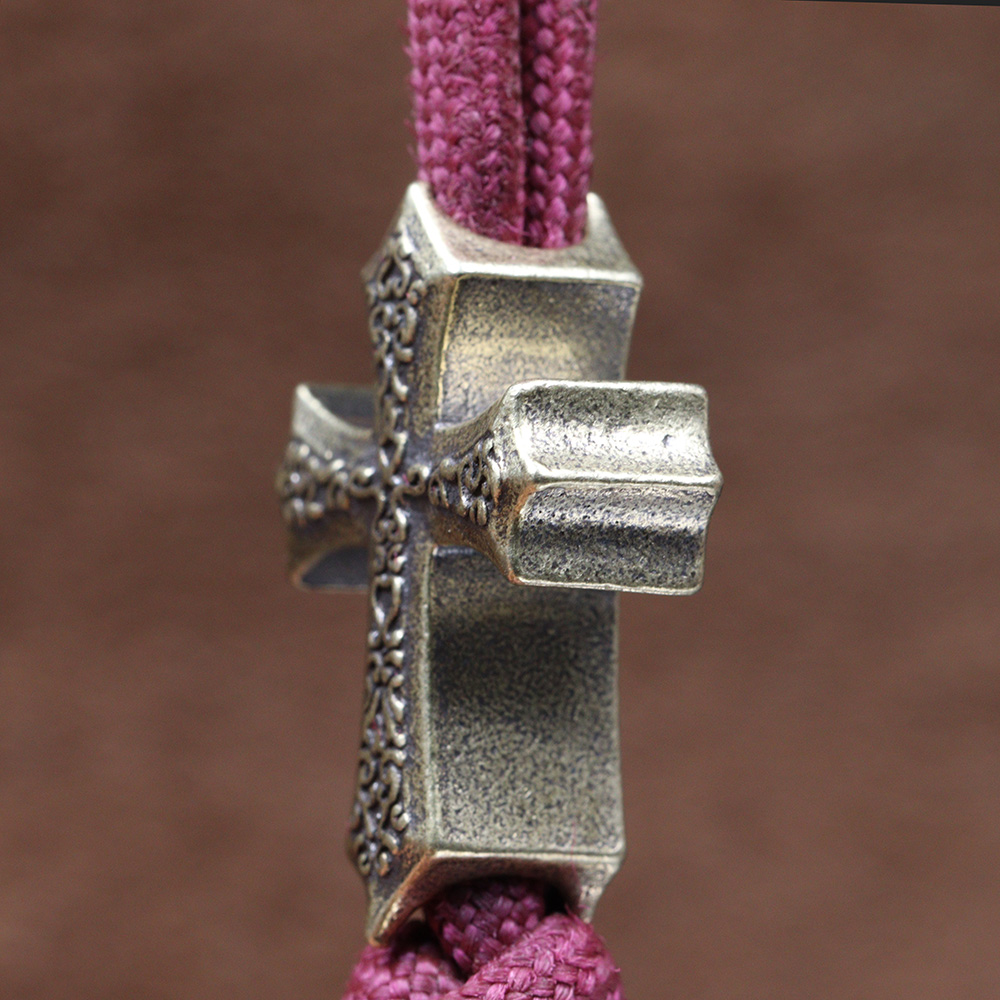 Pingentes de Latão com Cruz do - Paracord Survival Bracelet avaliação e preço