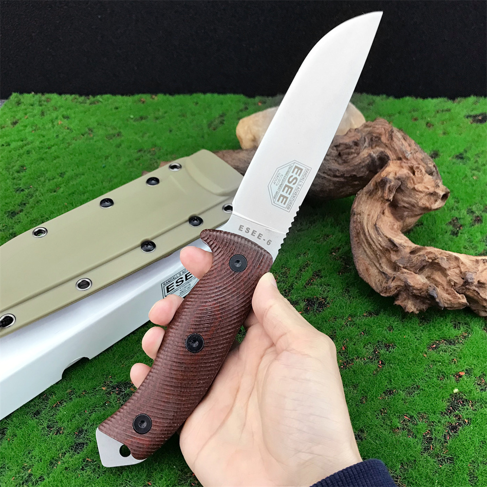 Nova Faca de Lâmina Fixa ESEE- - Outdoor Hunting Gifts avaliação e preço