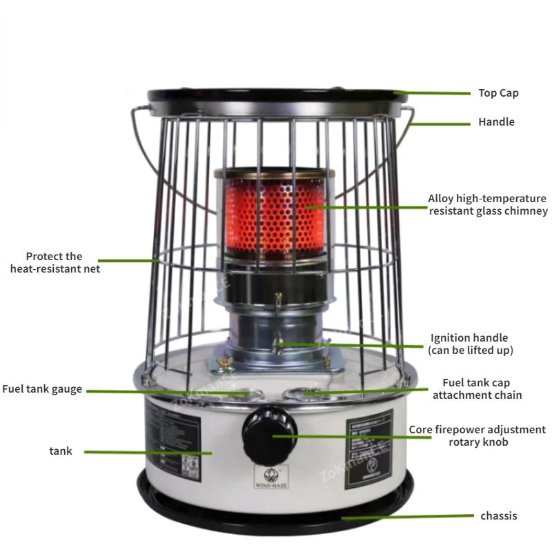 Aquecedor portátil de querosen - Outdoor Hunting Heater avaliação e preço