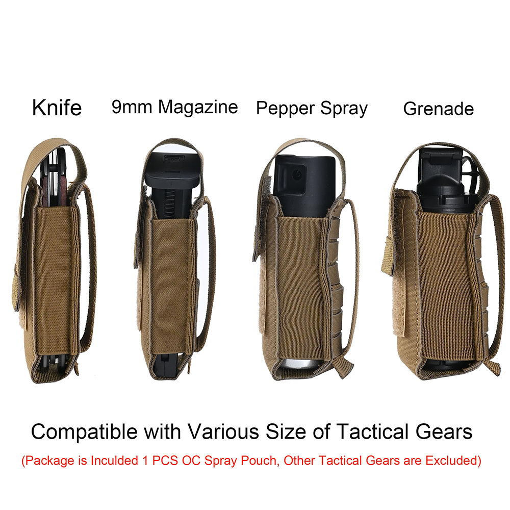 Tactical Molle OC Pepper Spray - Men'S Outdoor Hunting Jacket avaliação e preço
