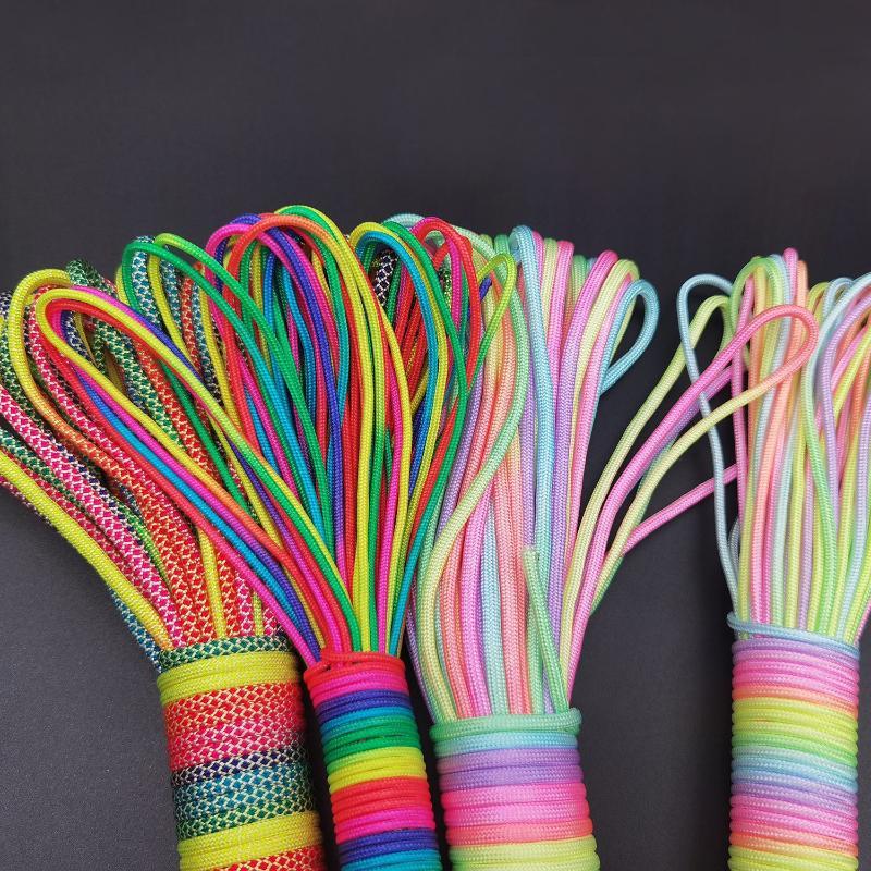Corda Paracord Arco-Íris de 2m - Paracord Survival Bracelet avaliação e preço