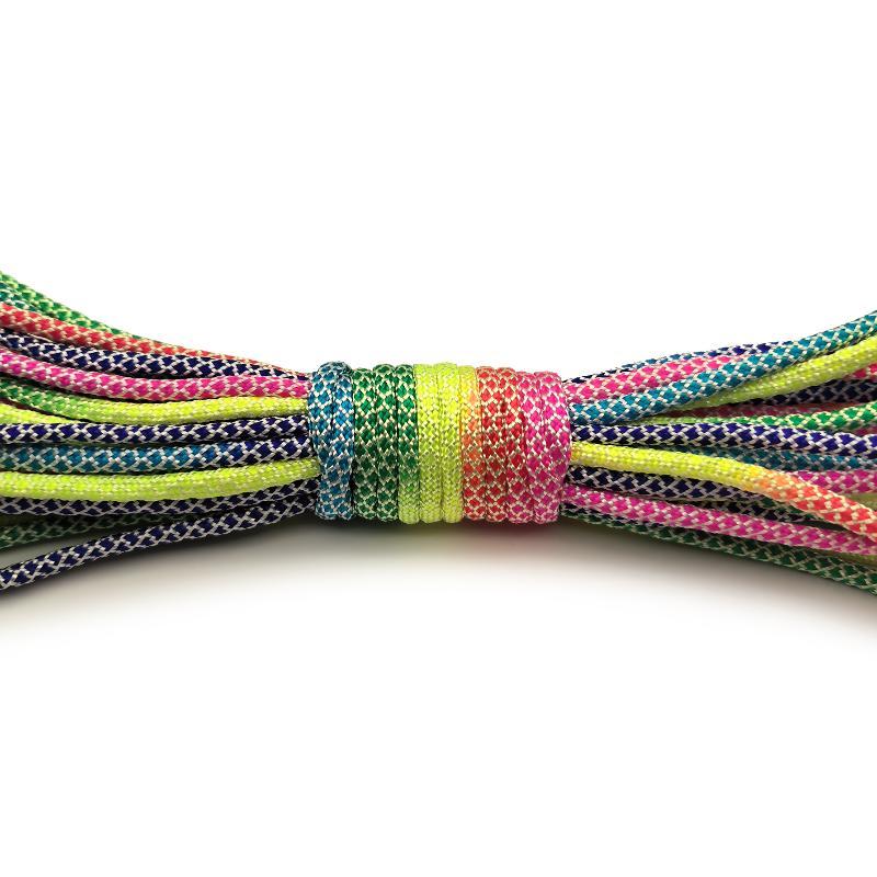 Corda Paracord Arco-Íris de 2m - Paracord Survival Bracelet avaliação e preço