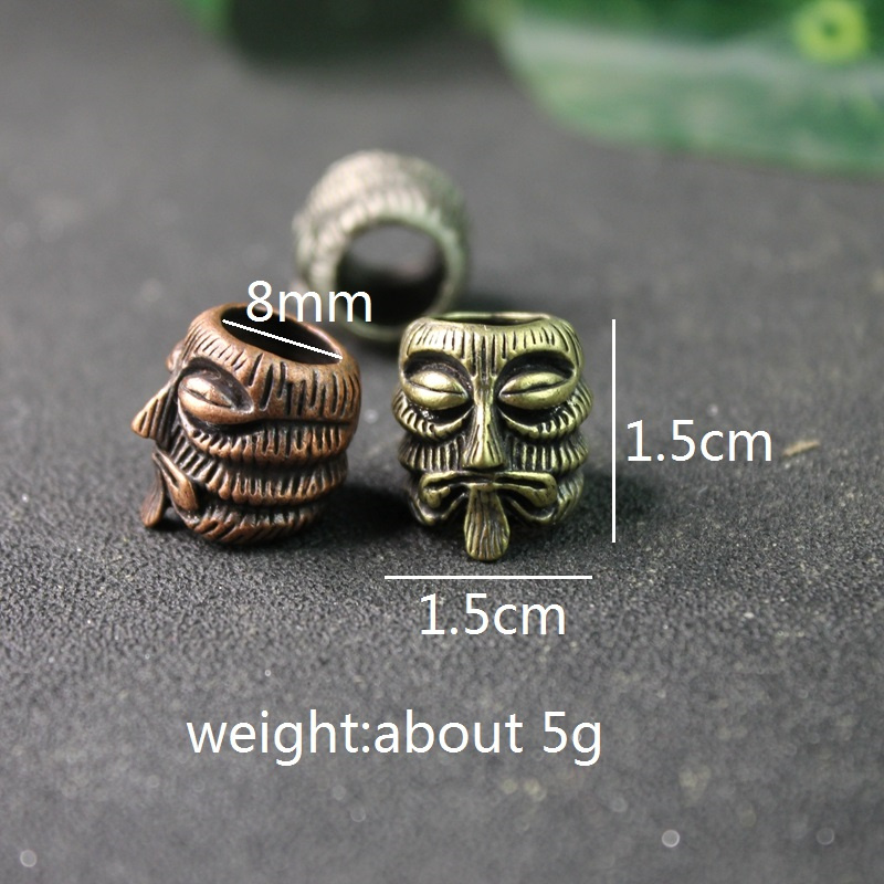 Mayan Totem Meditator Brass ED - Paracord Survival Bracelet avaliação e preço
