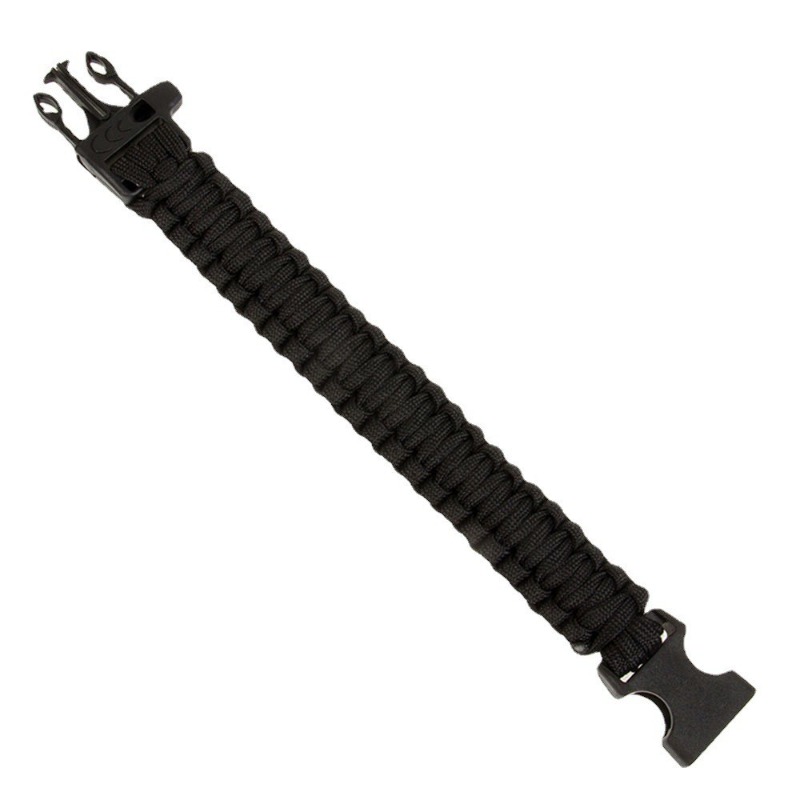 Pulseira de paracord com apito - Paracord Survival Bracelet avaliação e preço