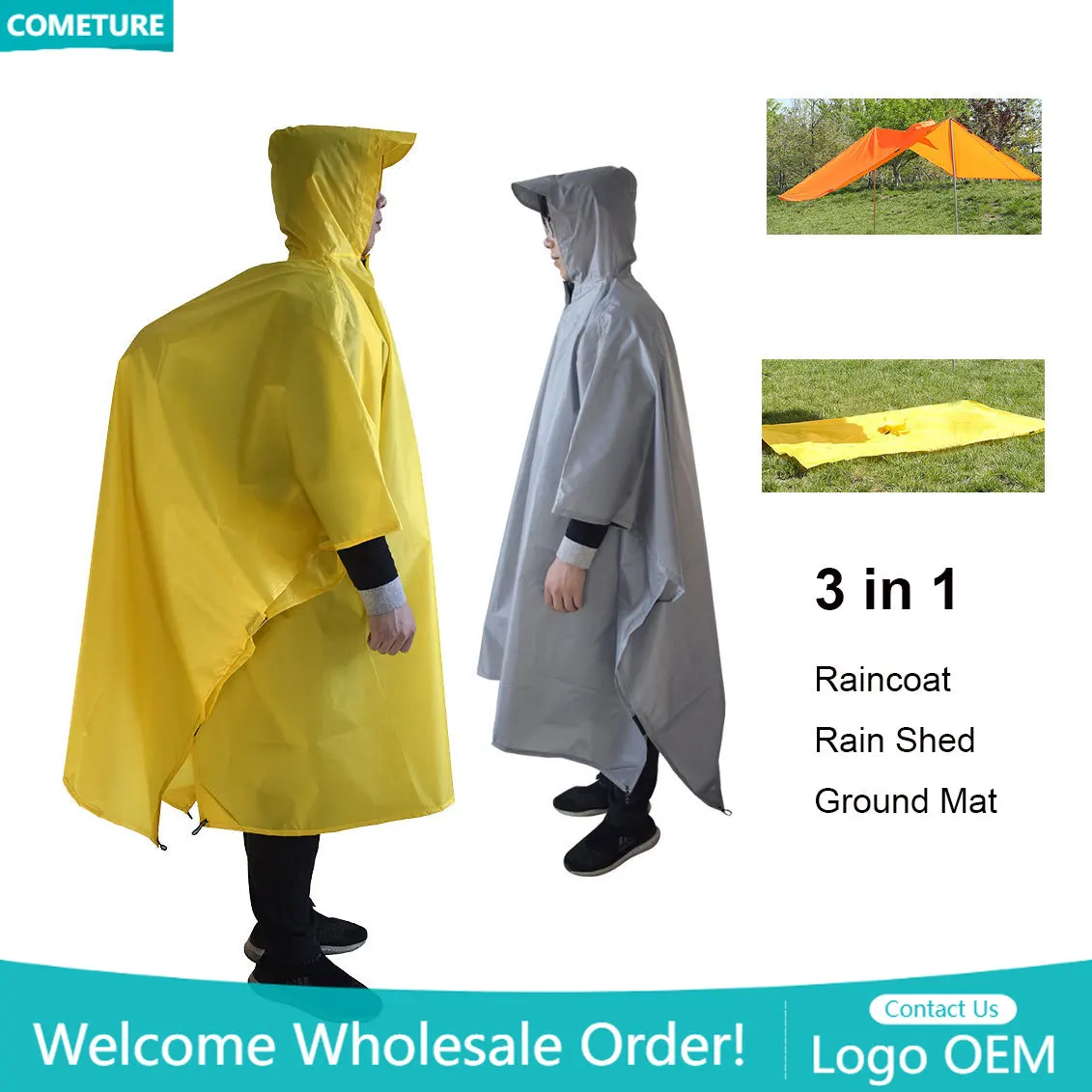 Capa de chuva 3 em 1 caminhada - Hunting And Outdoor Supplies avaliação e preço