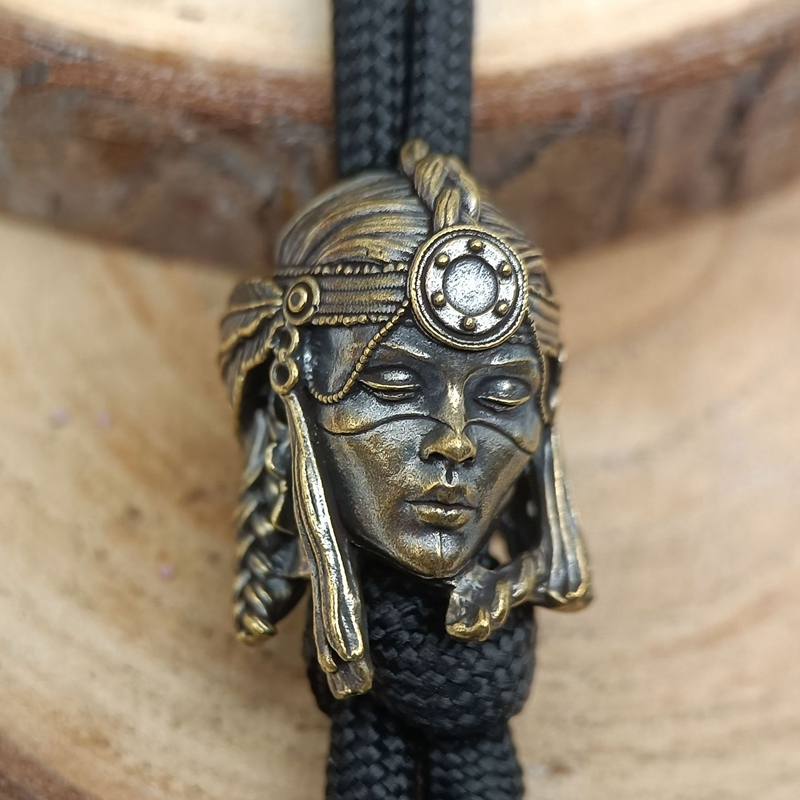 Tribo feminino guerreiro faca  - Paracord Survival Bracelet avaliação e preço