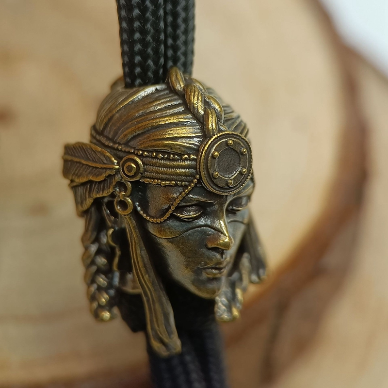 Tribo feminino guerreiro faca  - Paracord Survival Bracelet avaliação e preço