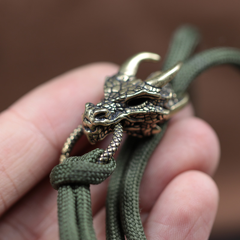 Cabeça de dragão fivela de bro - Paracord Survival Bracelet avaliação e preço