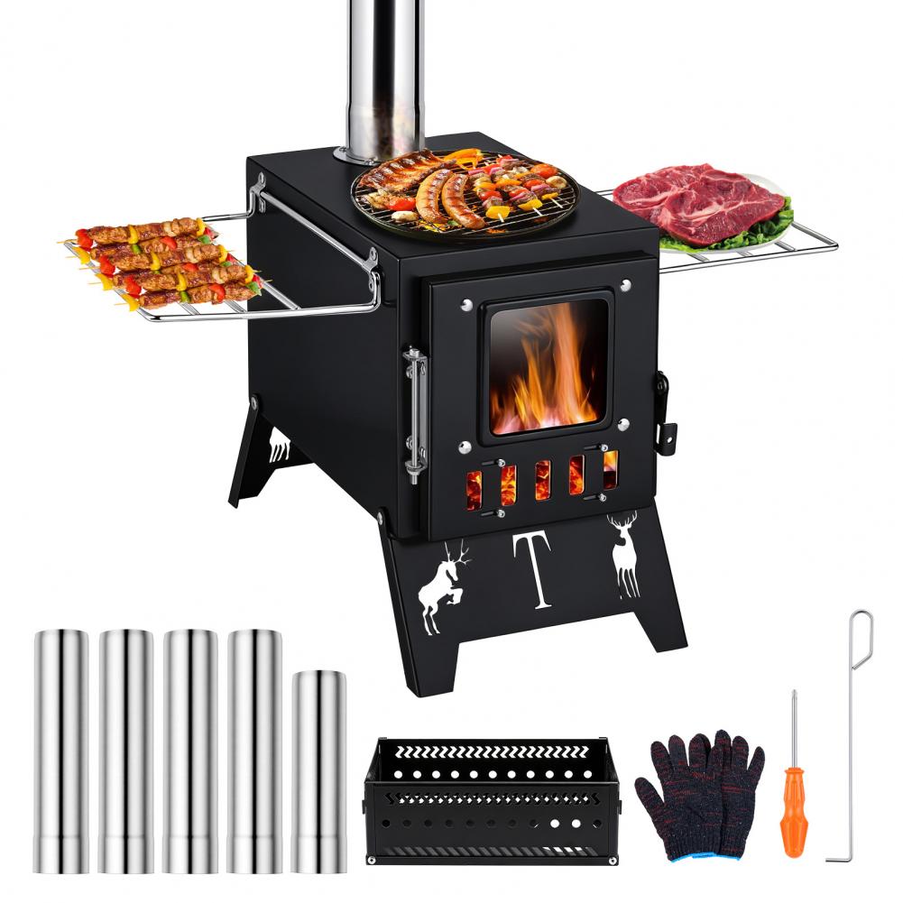 Fogão a Lenha Portátil Dobráve - Outdoor Hunting Heater avaliação e preço