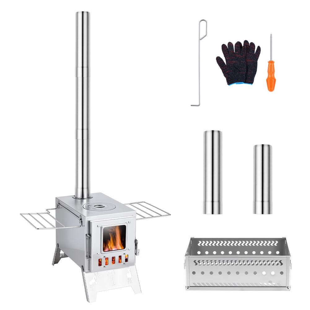 Fogão a Lenha Portátil Dobráve - Outdoor Hunting Heater avaliação e preço