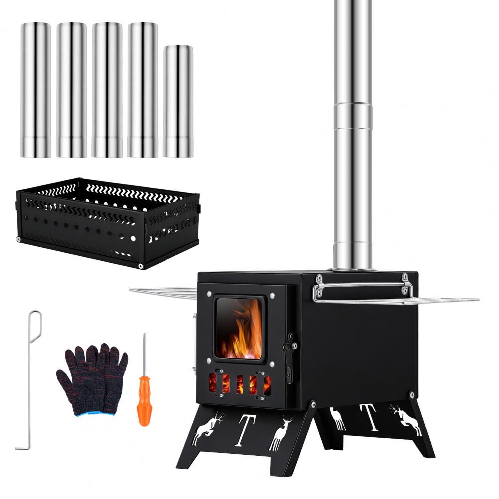 Fogão a Lenha Portátil Dobráve - Outdoor Hunting Heater avaliação e preço