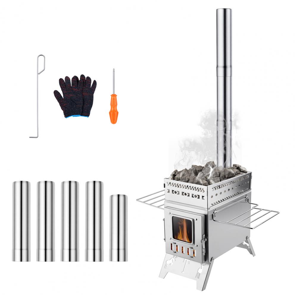 Fogão a Lenha Portátil Dobráve - Outdoor Hunting Heater avaliação e preço