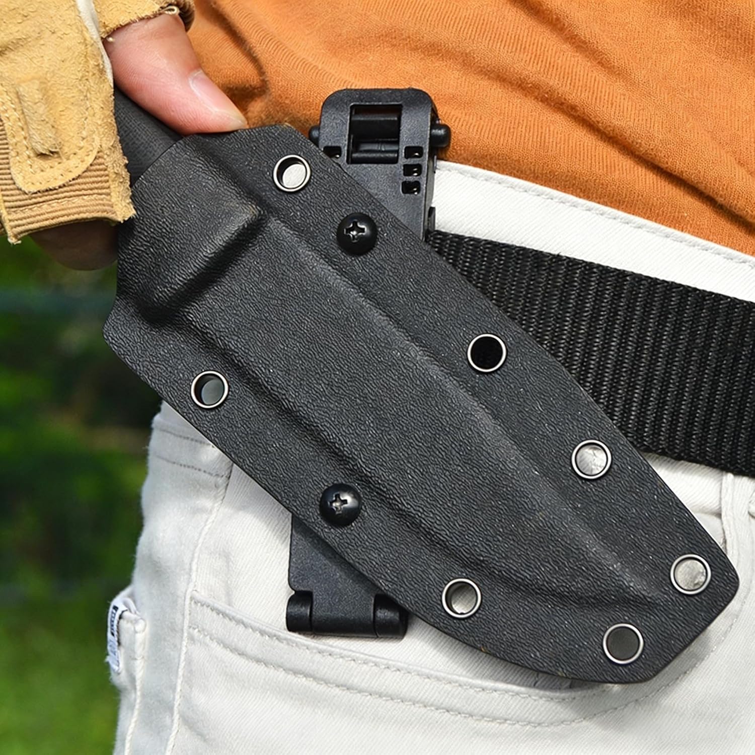 1/2 Peças Clipe de Cintura Mol - Outdoor Hunting Knife Set avaliação e preço
